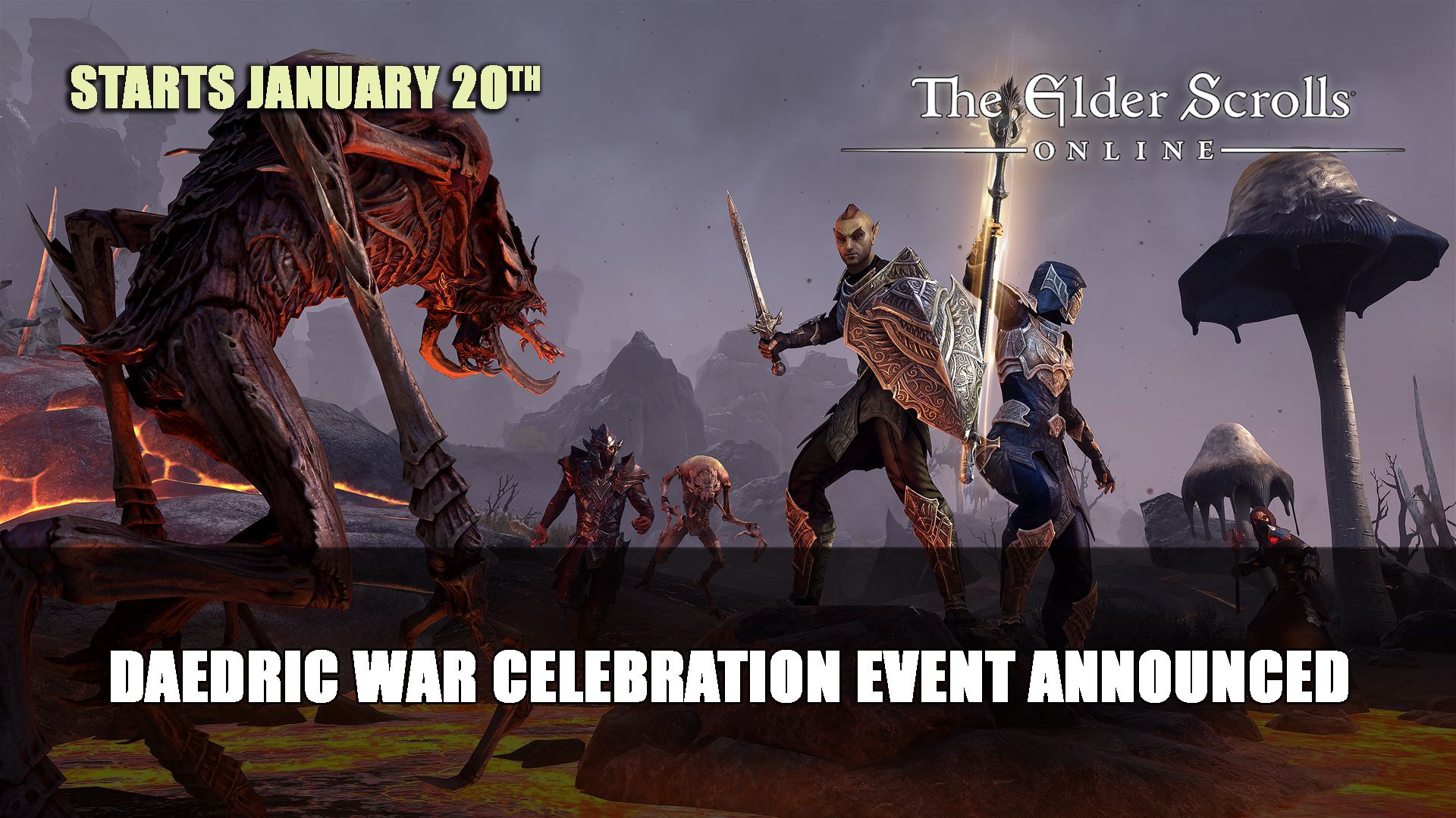Elder Scrolls Online Daedric War Celebration Event Announced