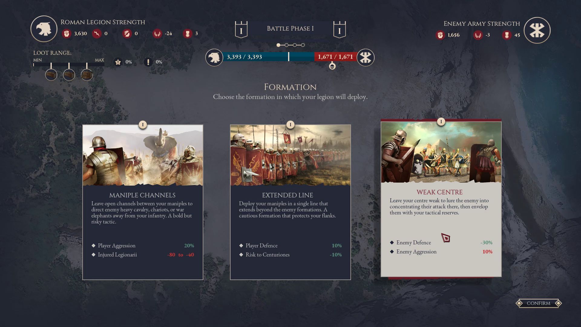 Expeditions Rome Weak Centre Stratagem