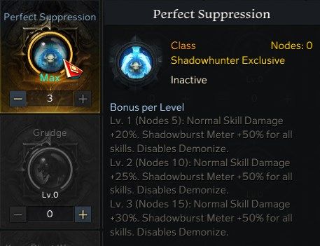 Lost Ark Shadowhunter Advanced Class Guide Perfect Suppression Class Engraving