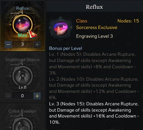 Lost Ark Sorceress Advanced Class Guide Reflux Engraving and Playstyle