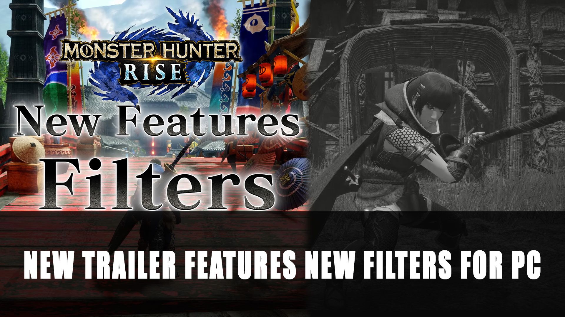 Monster Hunter Rise PC New Trailer Features New Filters