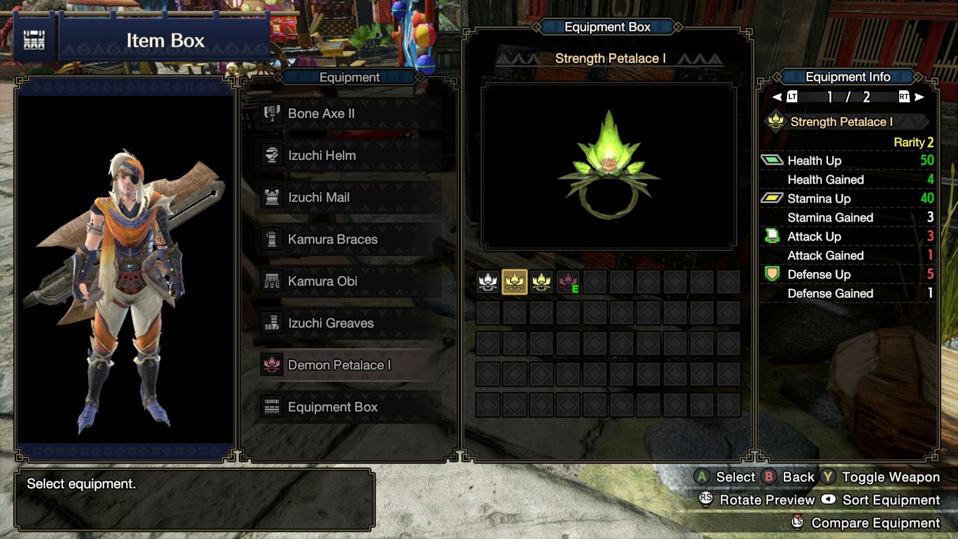 Monster Hunter Rise Strength Petalace
