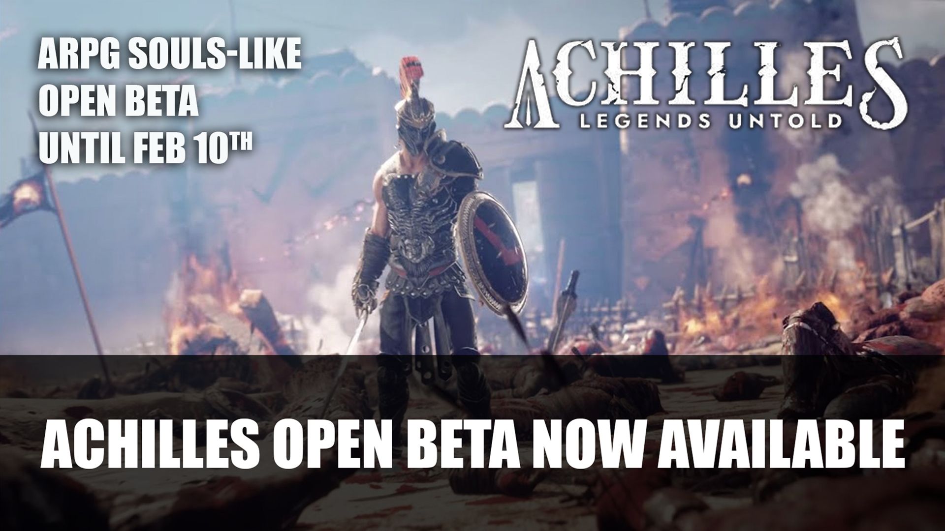 Achilles Legends Untold Open Beta Now Available Until February 10th