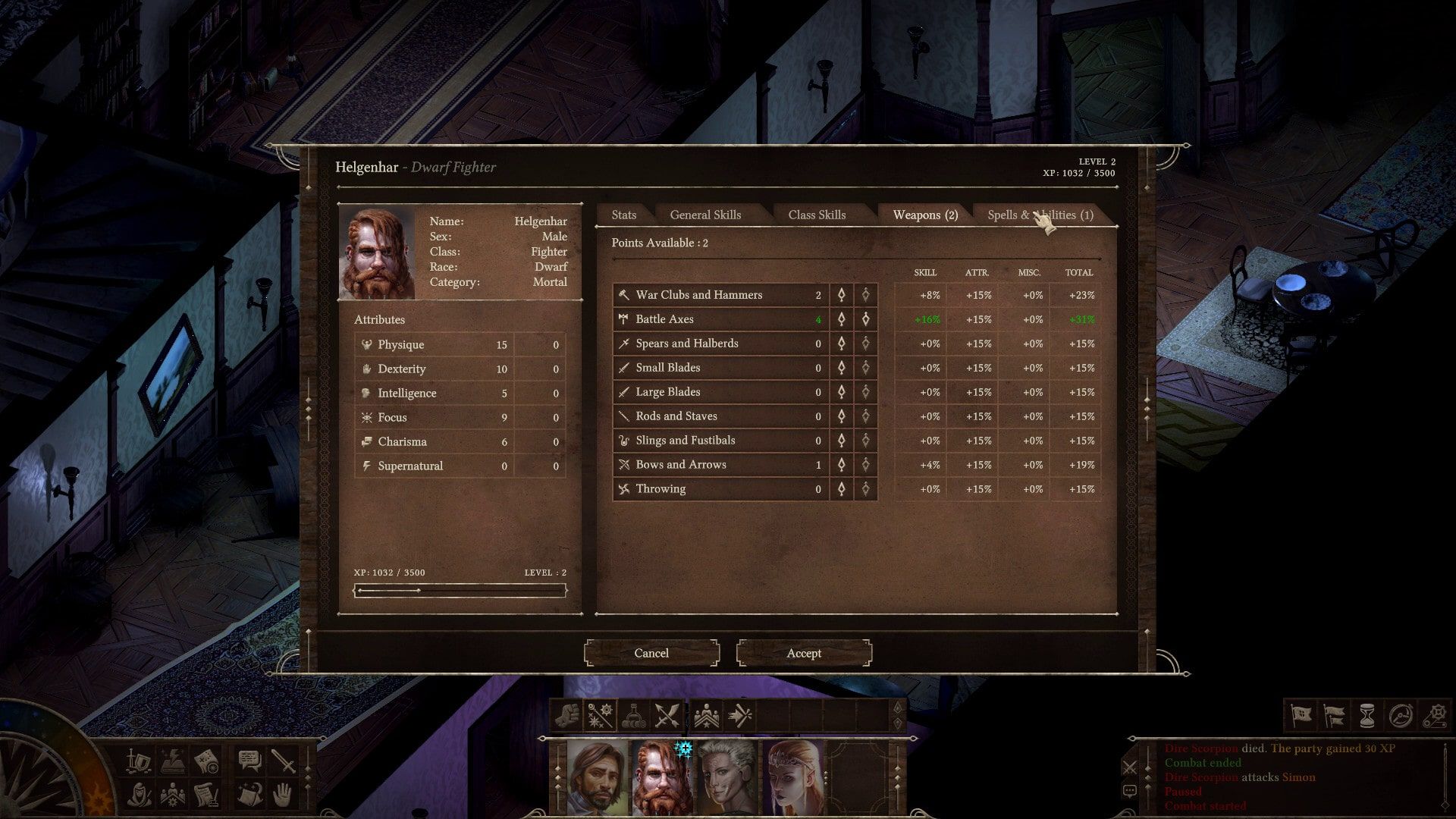 In-Depth Character Customization
