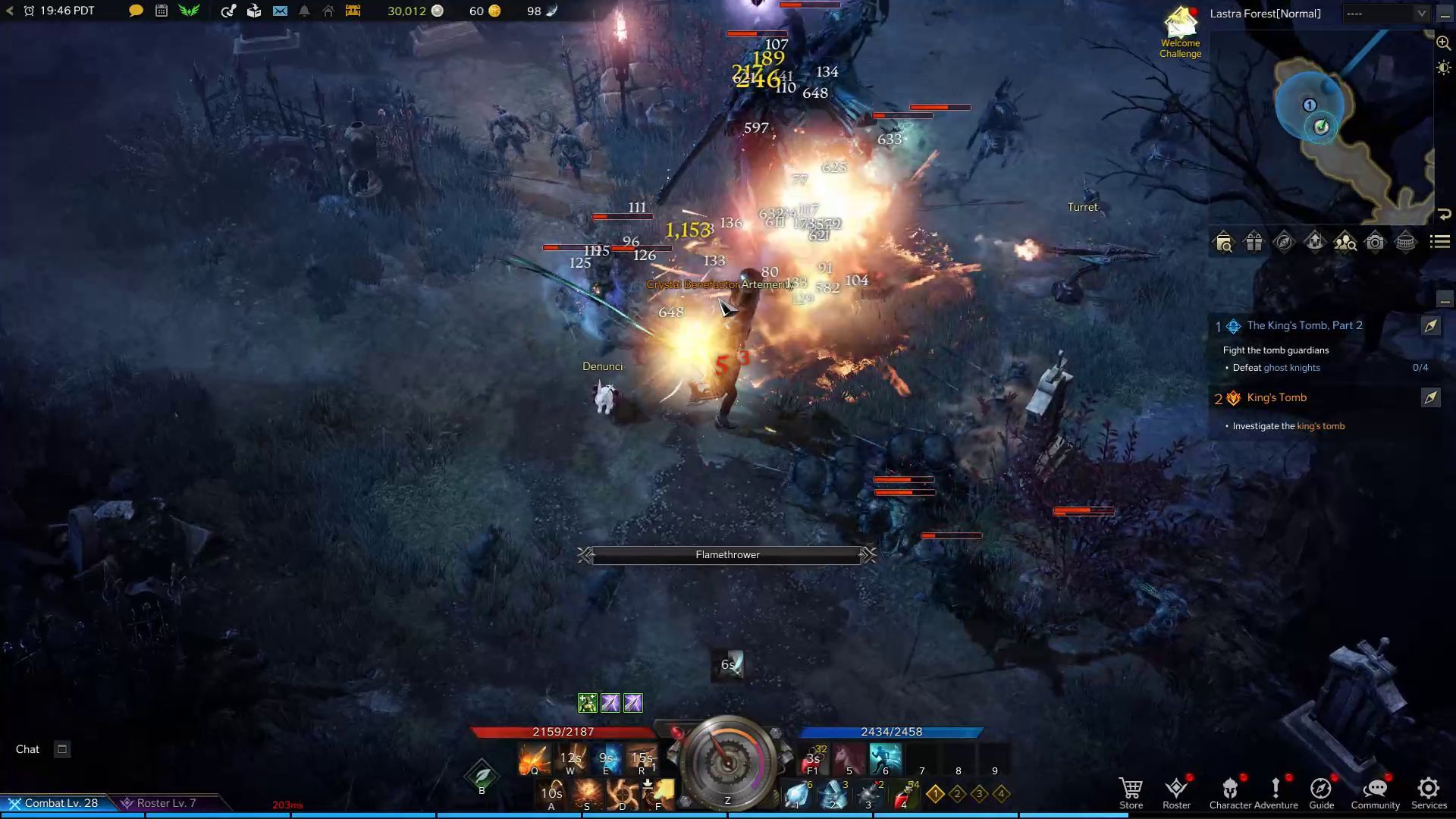 Lost Ark Artillerist Ranged DPS Gunner Class in Combat