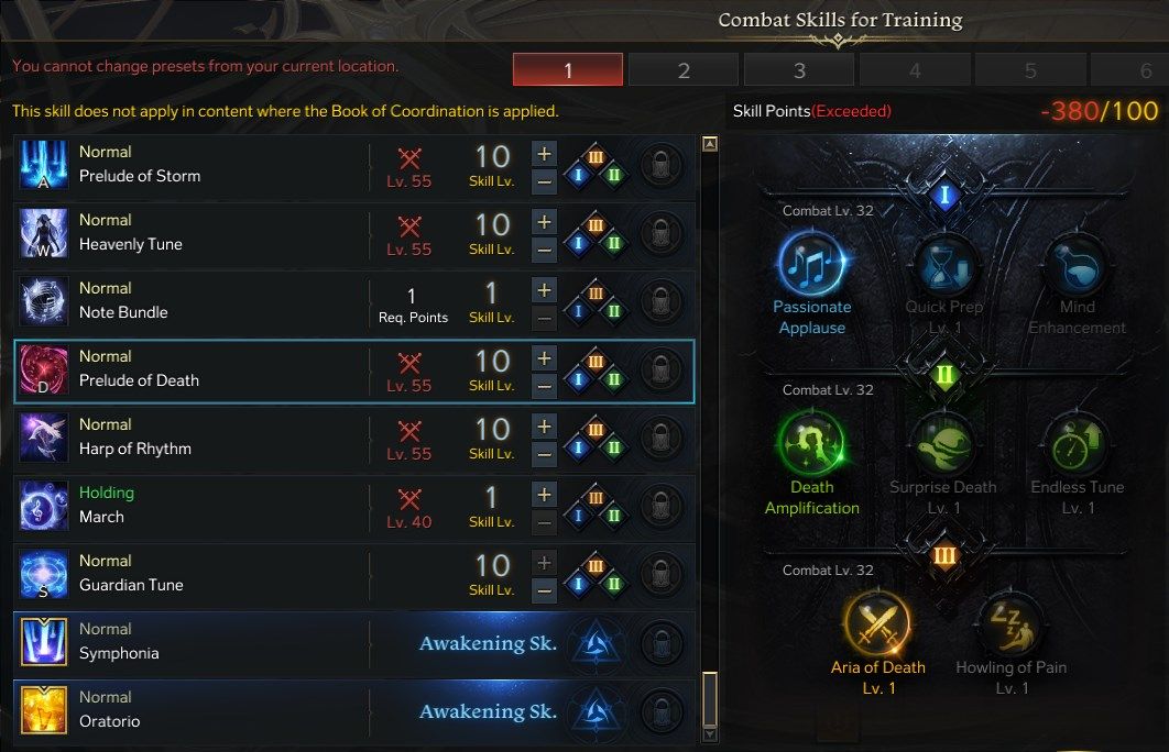 Lost Ark Bard Skills and Tripods