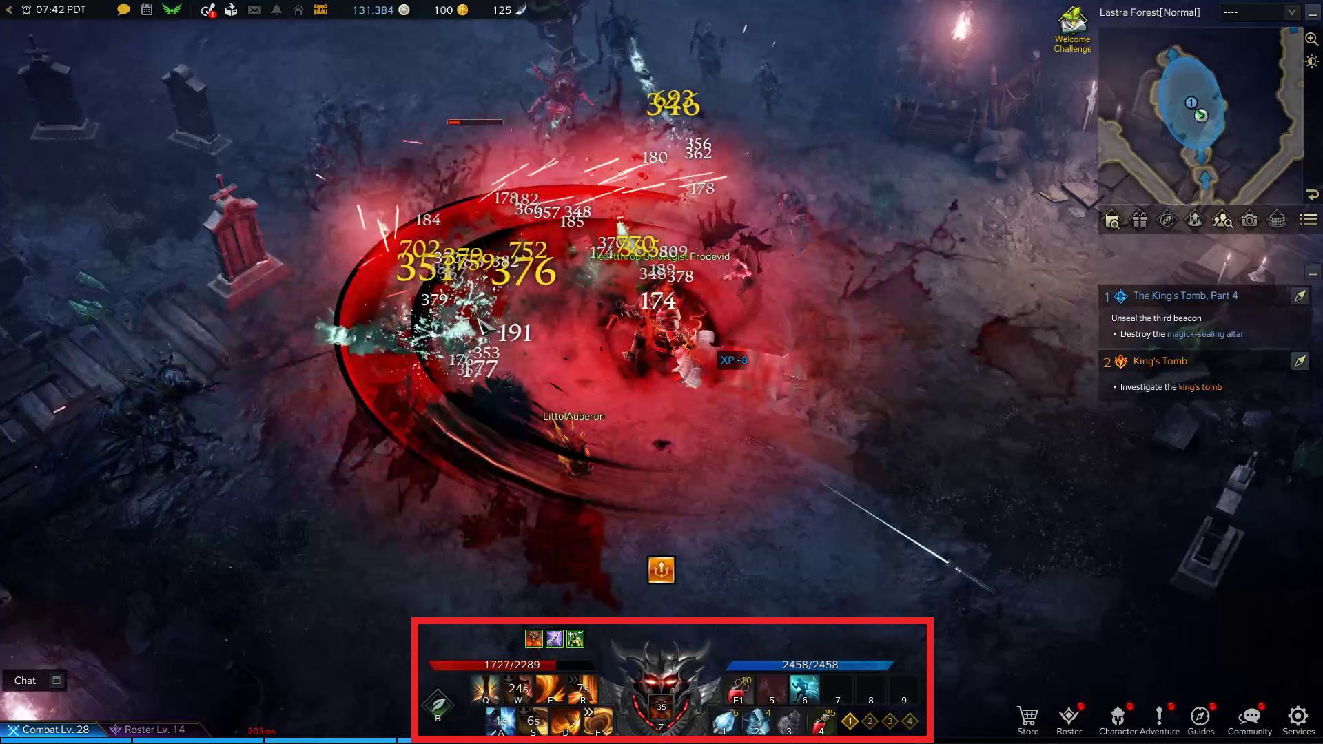 Lost Ark Berserker Fury Identity in Combat