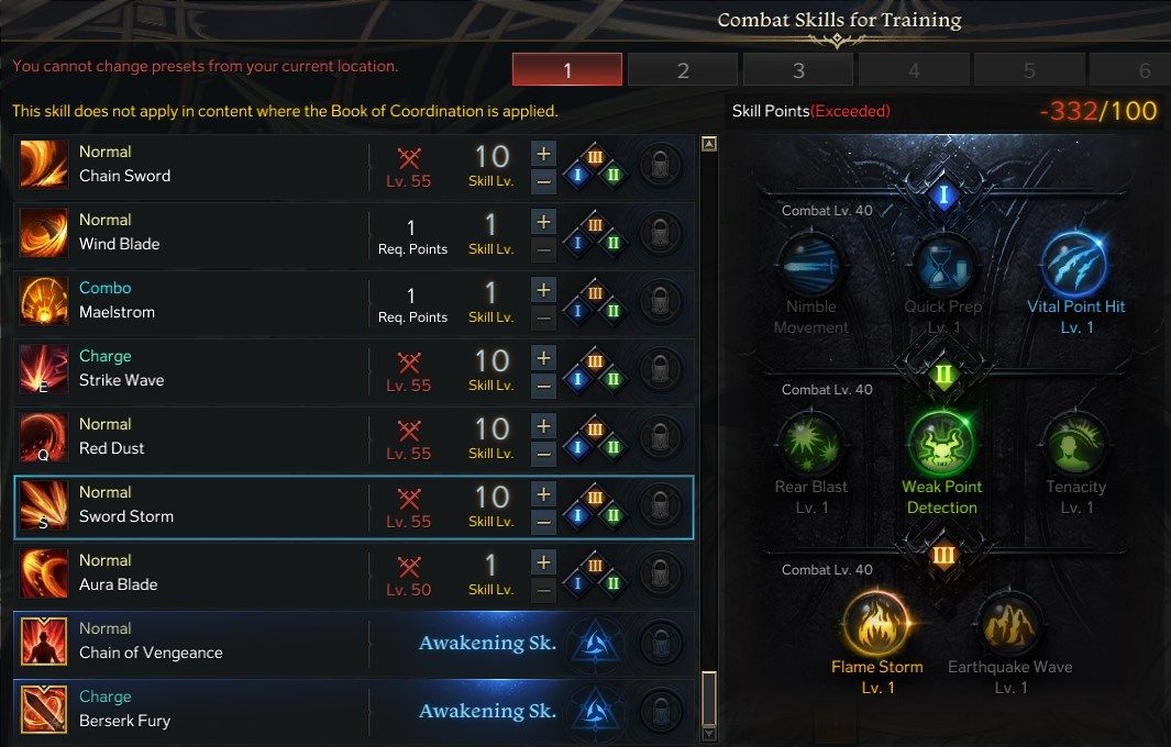 Lost Ark Berserker Skills and Tripods