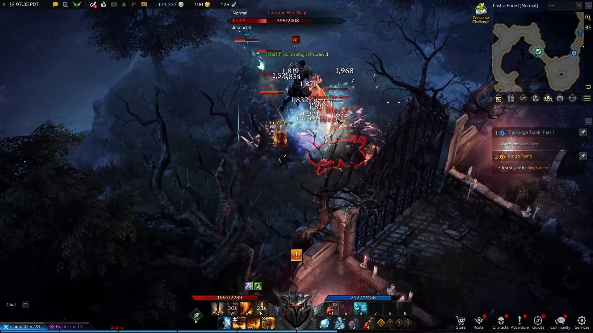 Lost Ark Berserker in Combat