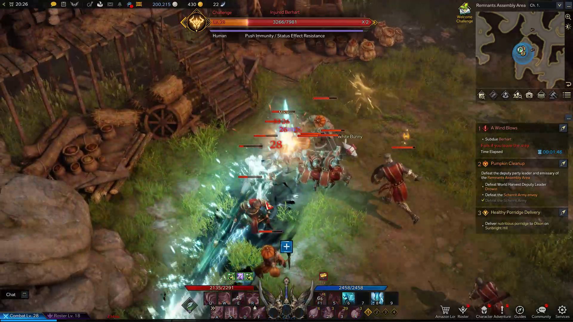 Lost Ark Deathblade Melee DPS Class in Combat