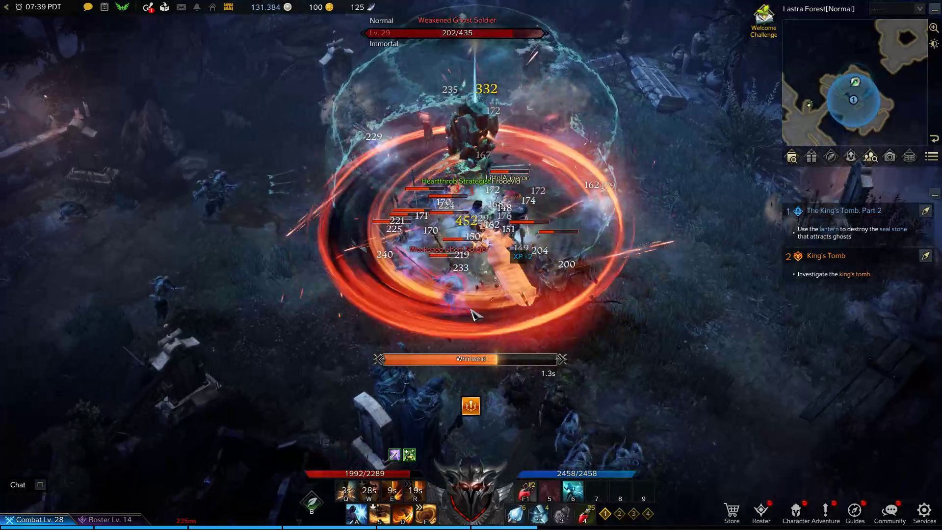 Lost Ark Melee DPS Whirlwind Skill in Combat