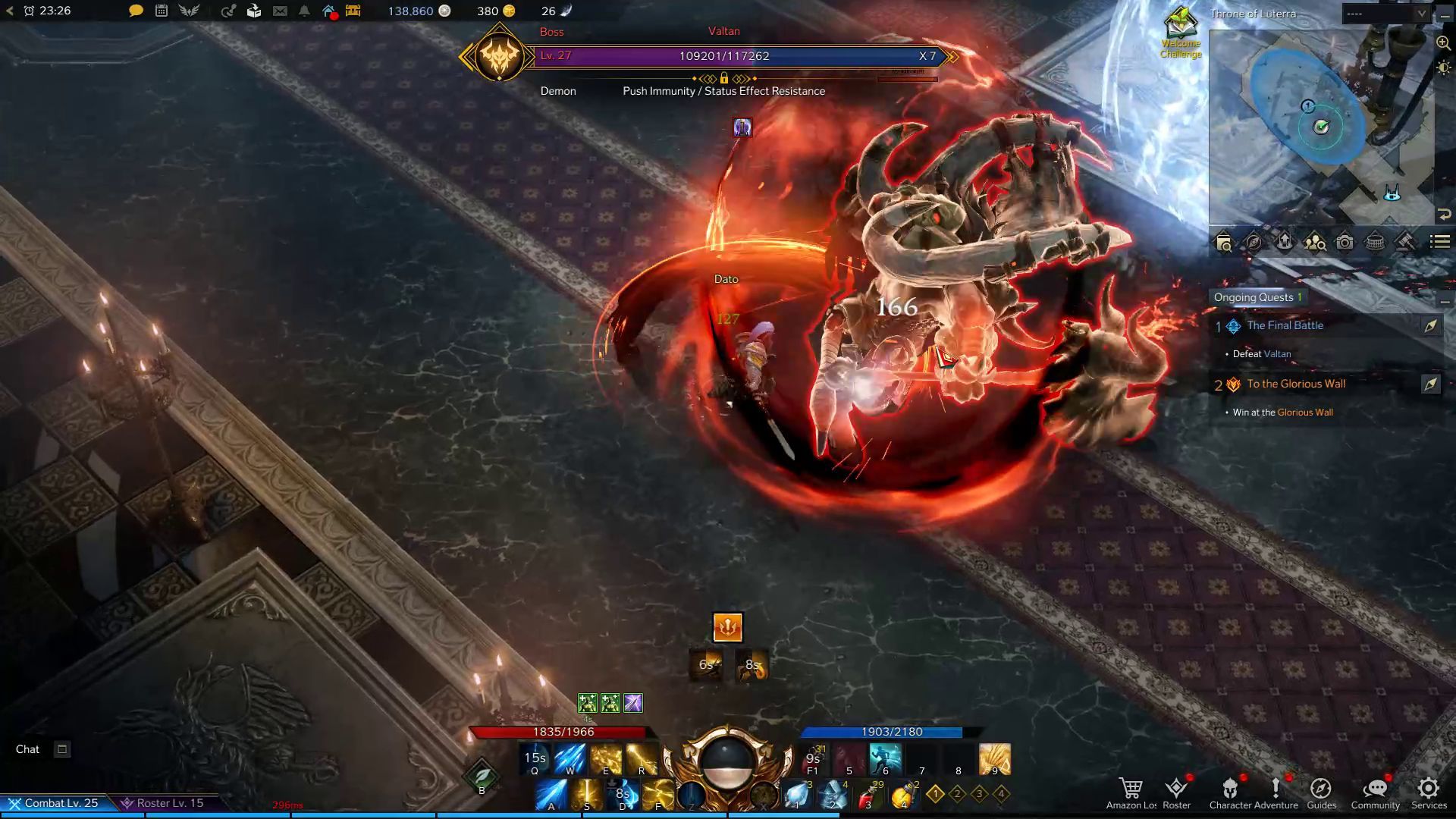 Lost Ark Paladin Advanced Class Punish Skill in Combat