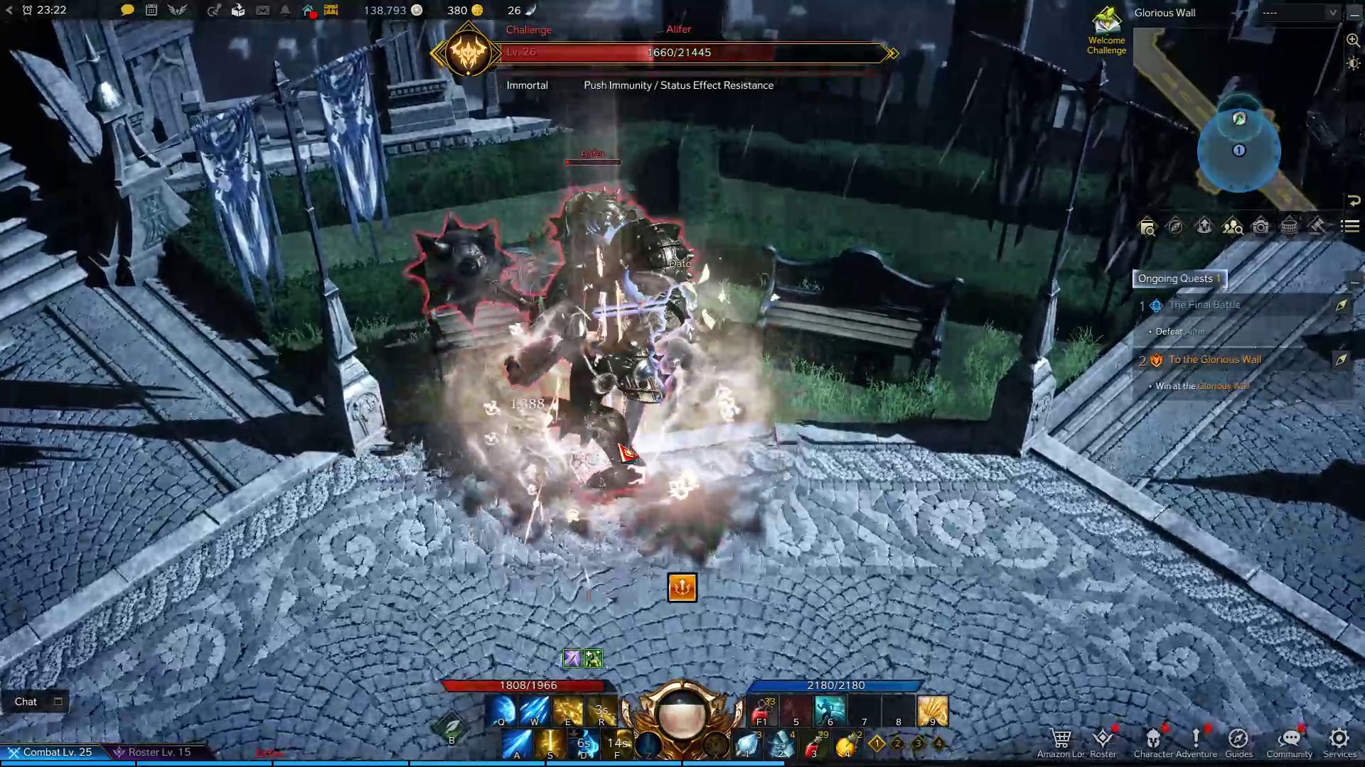 Lost Ark Paladin Advanced Class Sword of Justice Skill in Combat