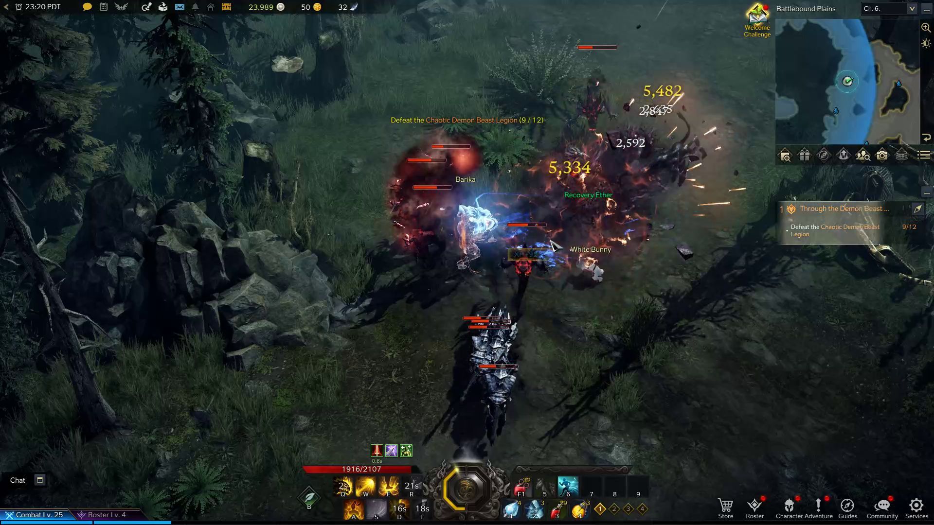 Lost Ark Scrapper Death Rattle Skill in Combat