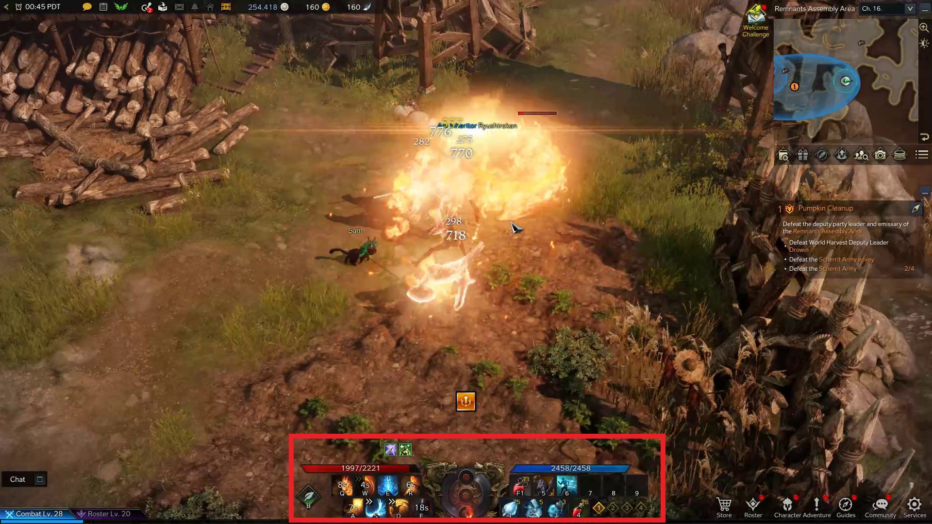 Lost Ark Striker Esoteric Identity in Combat
