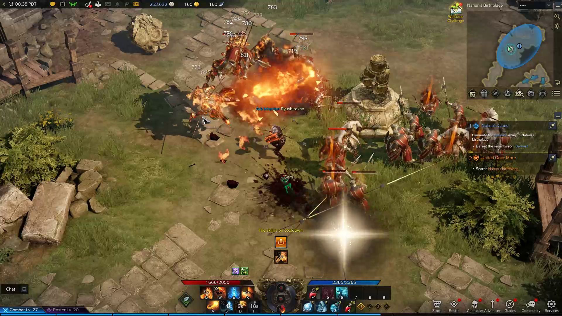 Lost Ark Striker in Combat