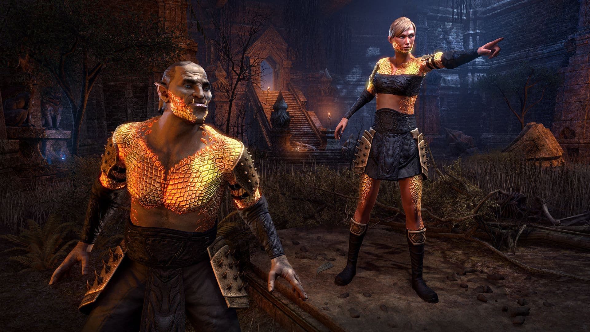 Elder Scrolls Online Scales of Akatosh Armour Style