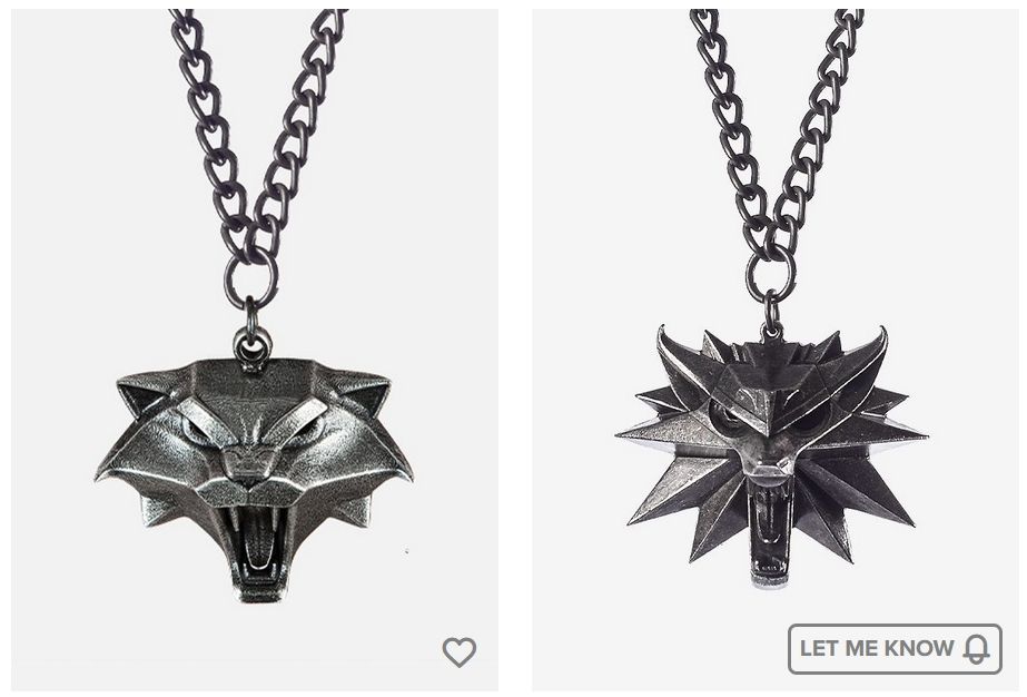 A Cat and Wolf Medallion