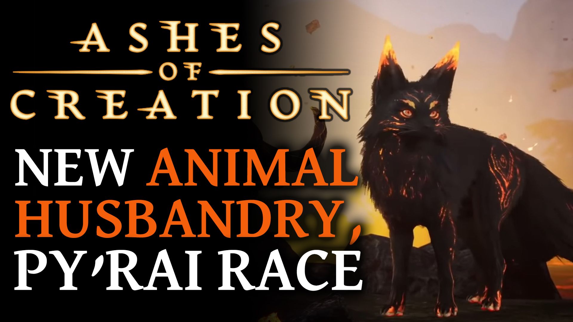 Ashes of Creation Animal Husbandry System and Py&rsquo;Rai Character Race