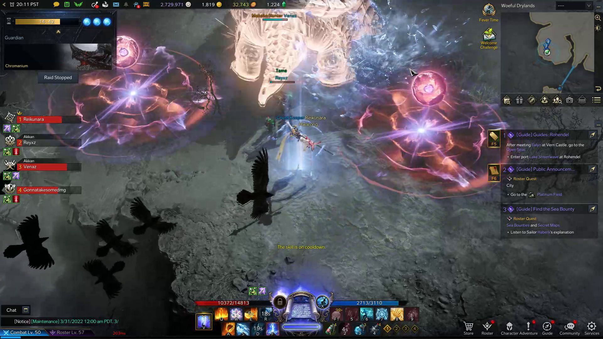 Chromanium Enhanced Multiple Pulsating Orbs