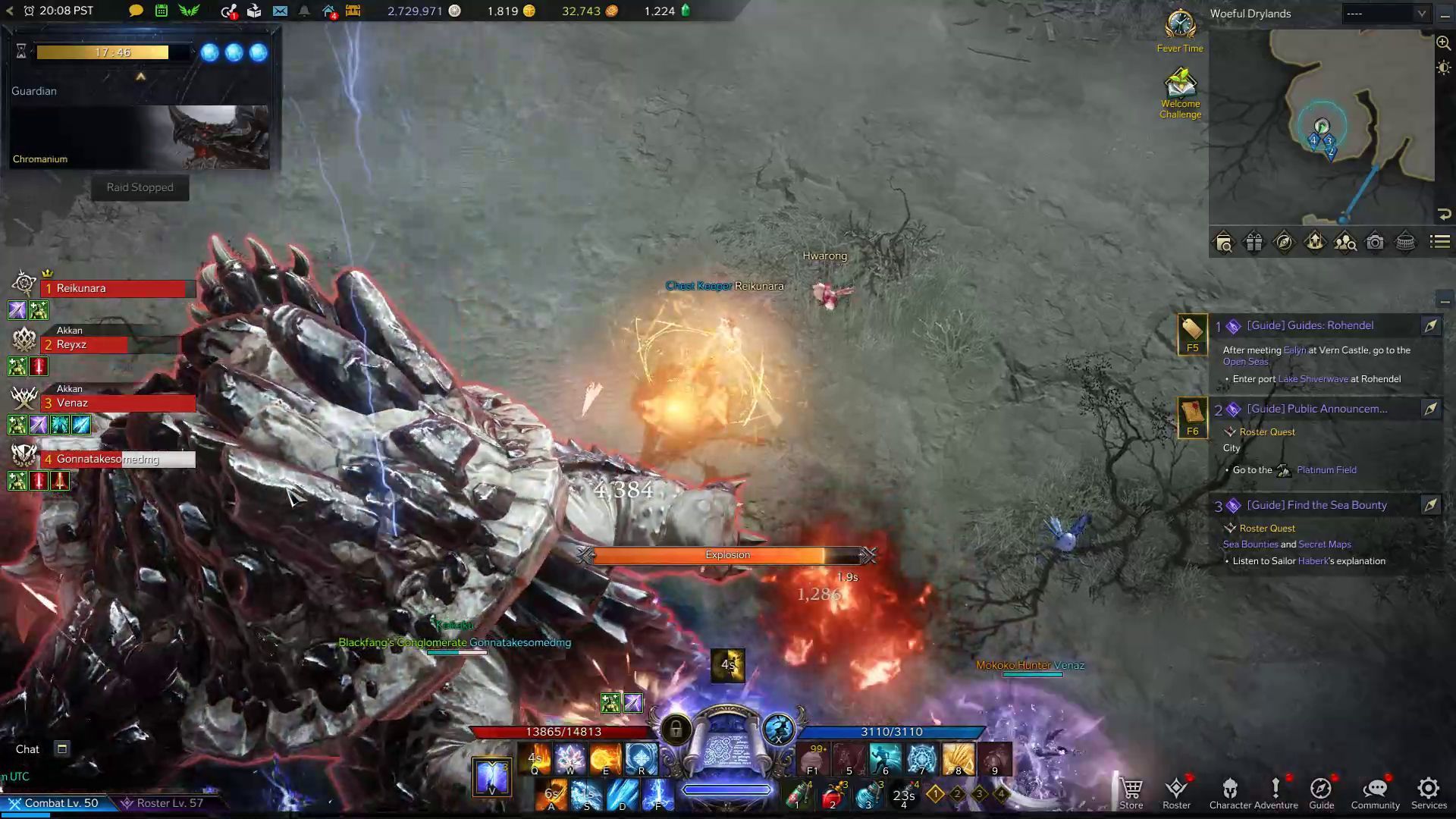 Chromanium Forward Jump Skill