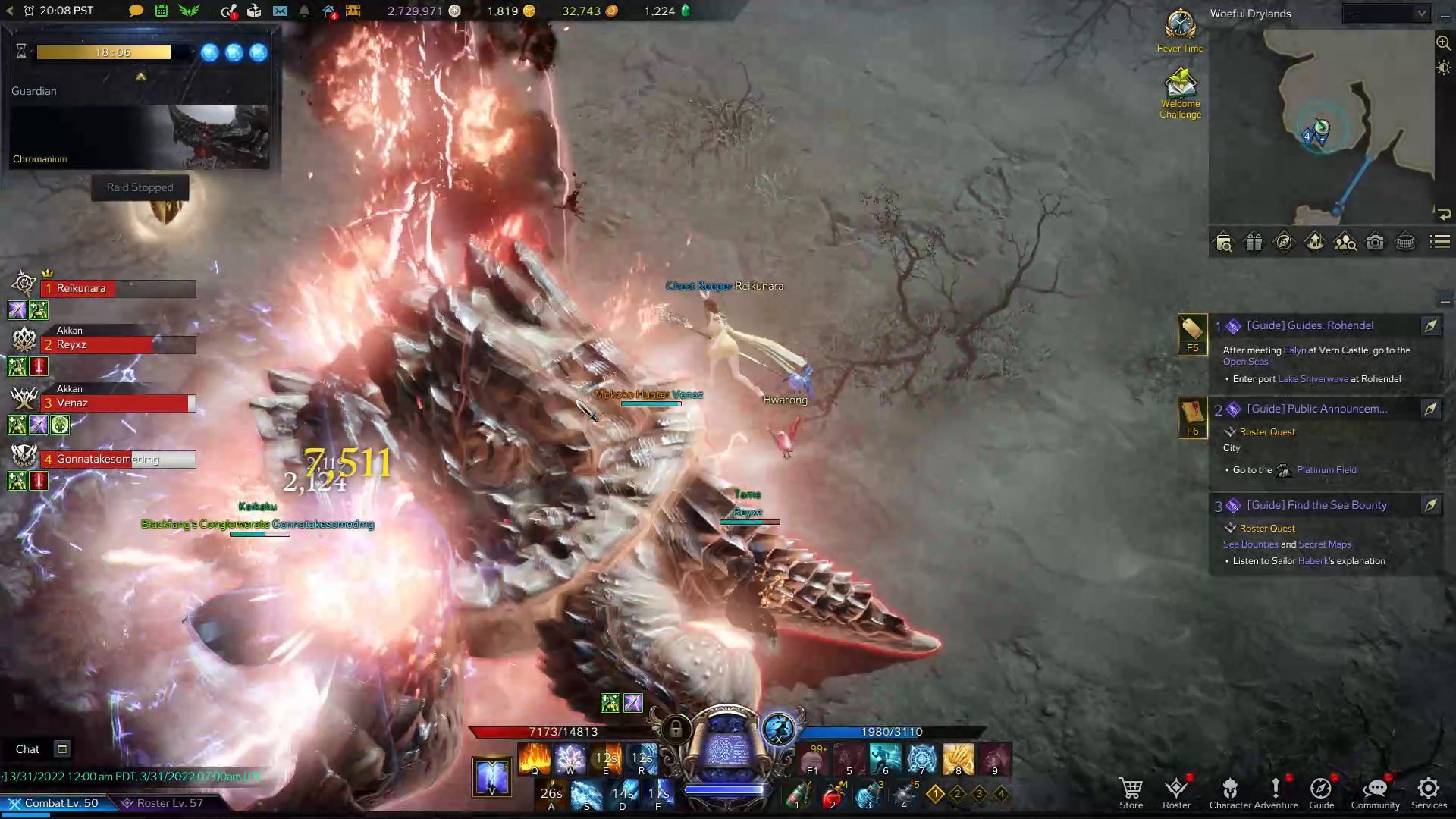 Chromanium in Combat