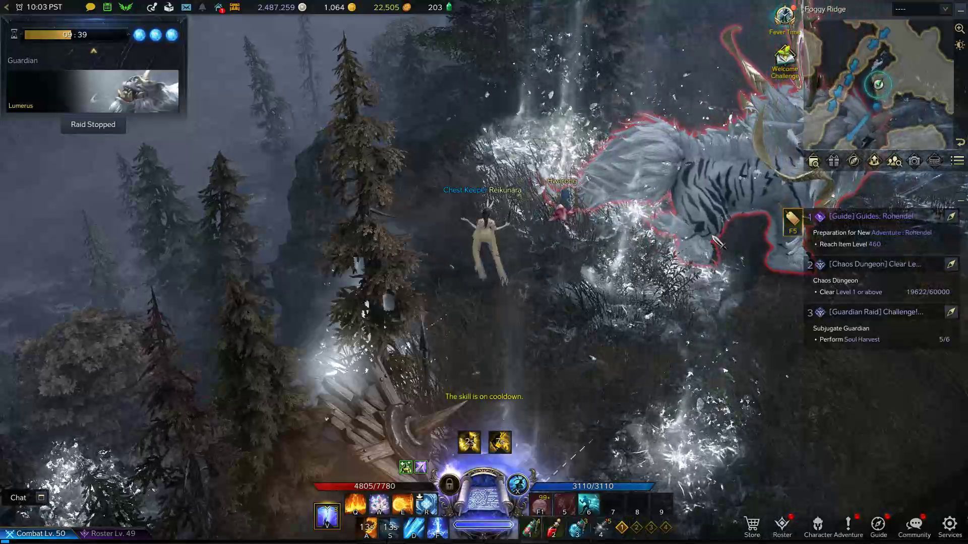 Enhanced Swipe and Geyser Skill