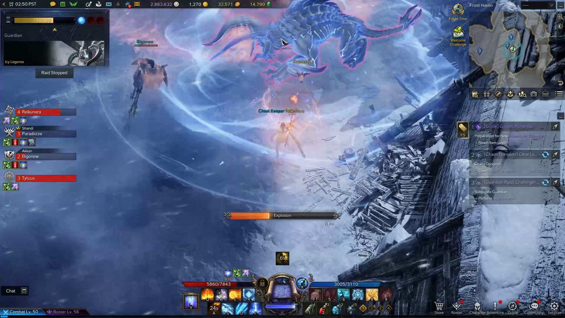 Icy Legoros Lost Ark Boss Guide Charge Skill