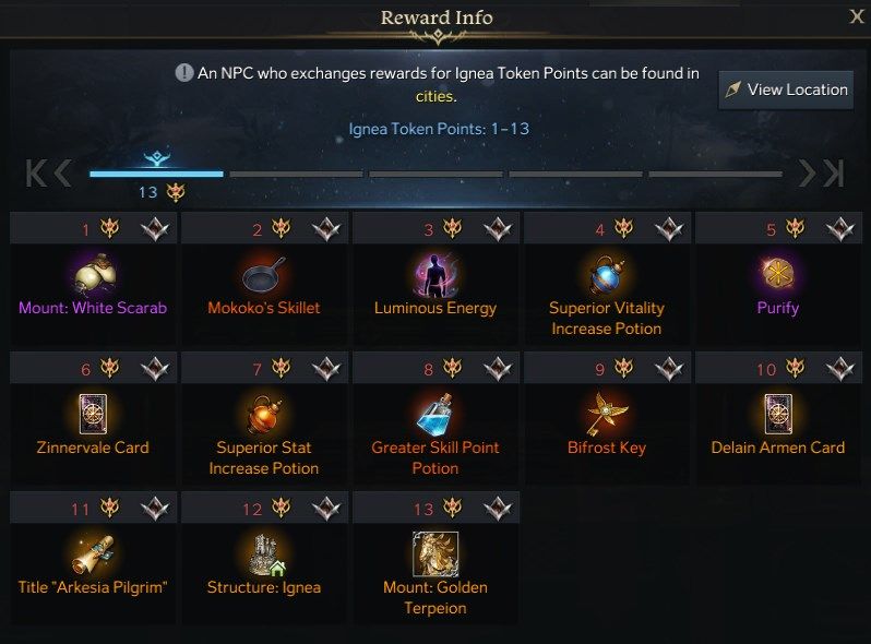 Ignea Token Collectible Rewards
