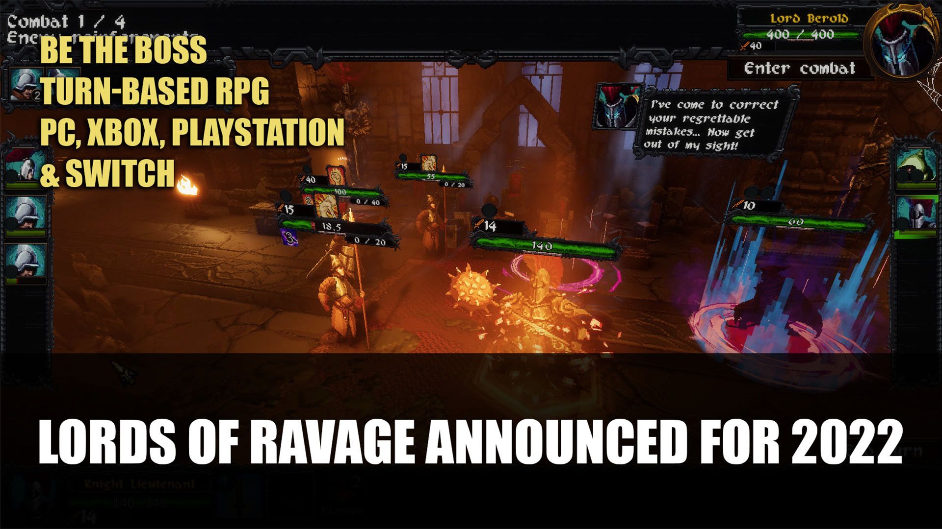 Lords of Ravage Announced for 2022