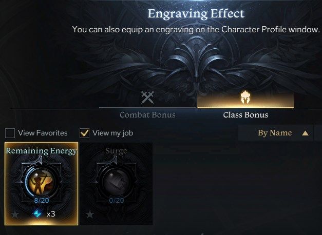 Lost Ark Class Engravings for the Deathblade