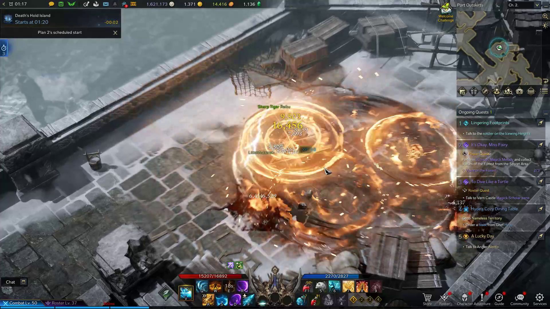 Lost Ark Skill Points Guide Killing Rats in the Port Outskirts of Shushire