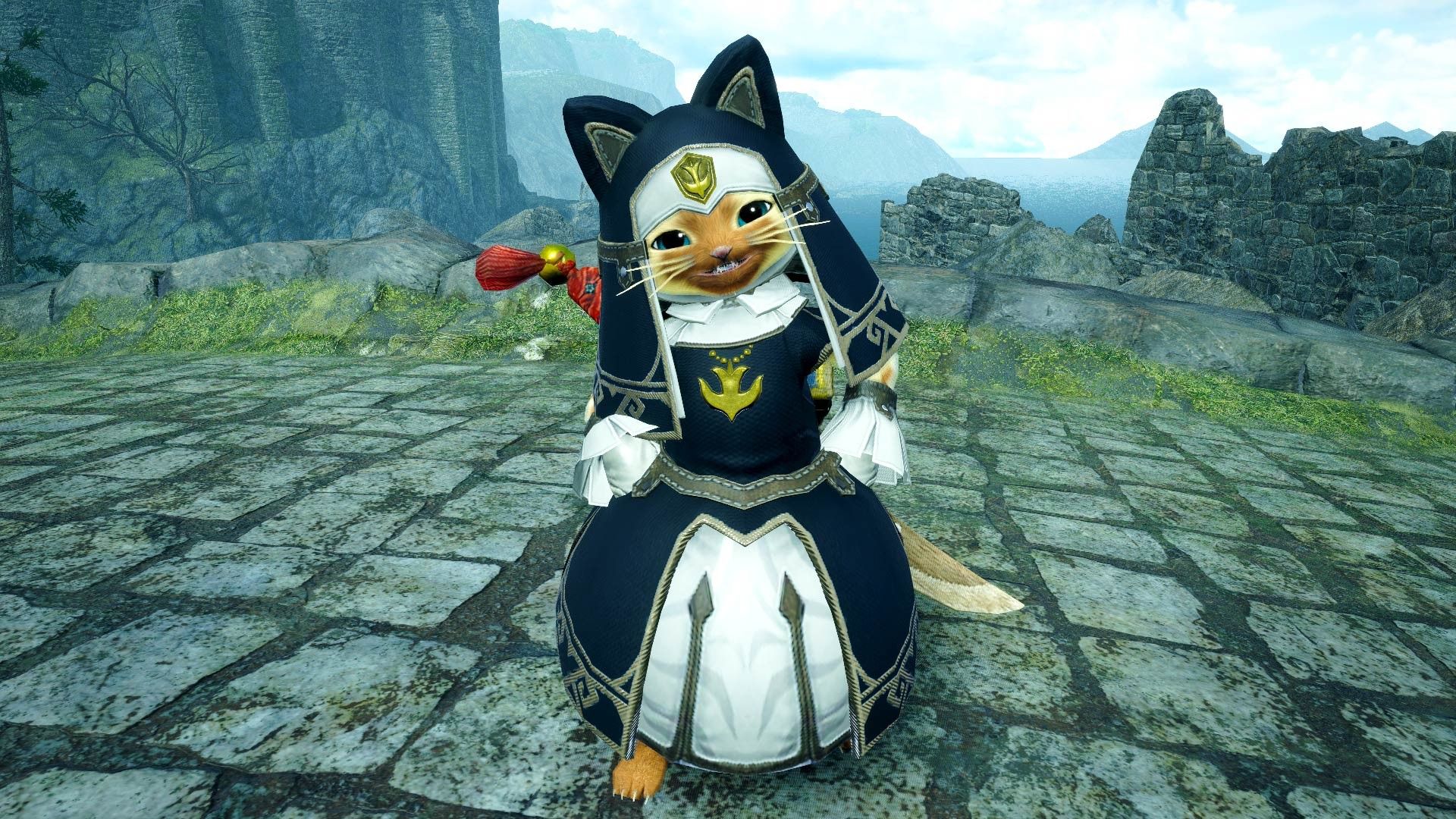 Monster Hunter Rise Sunbreak Deluxe Edition F Devout Palico Layered Armor Set