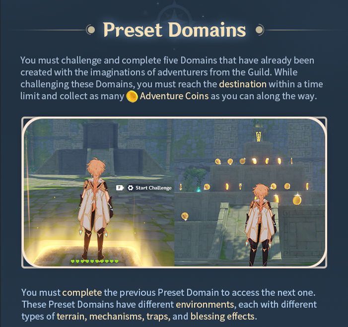 Preset Domains