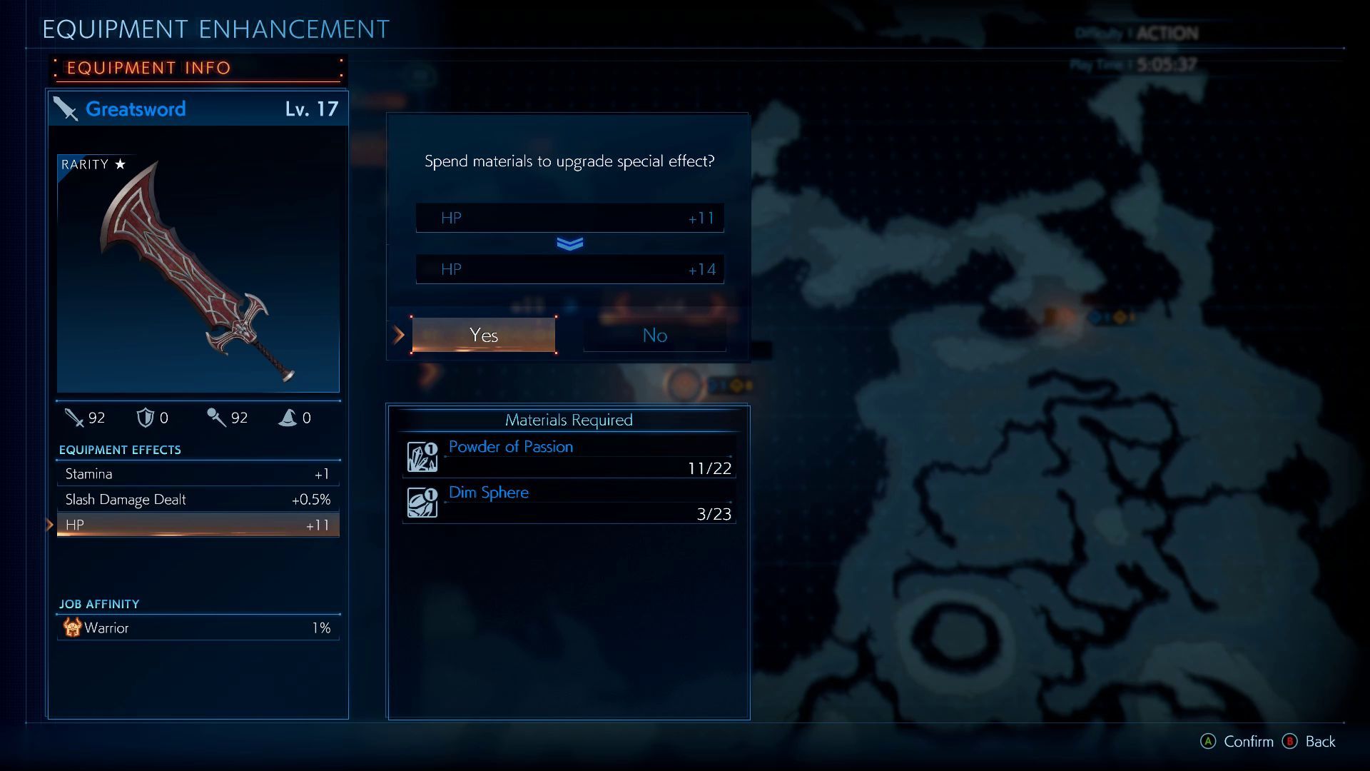 Stranger of Paradise Beginner Guide Equipment Enhancement via the Smithy