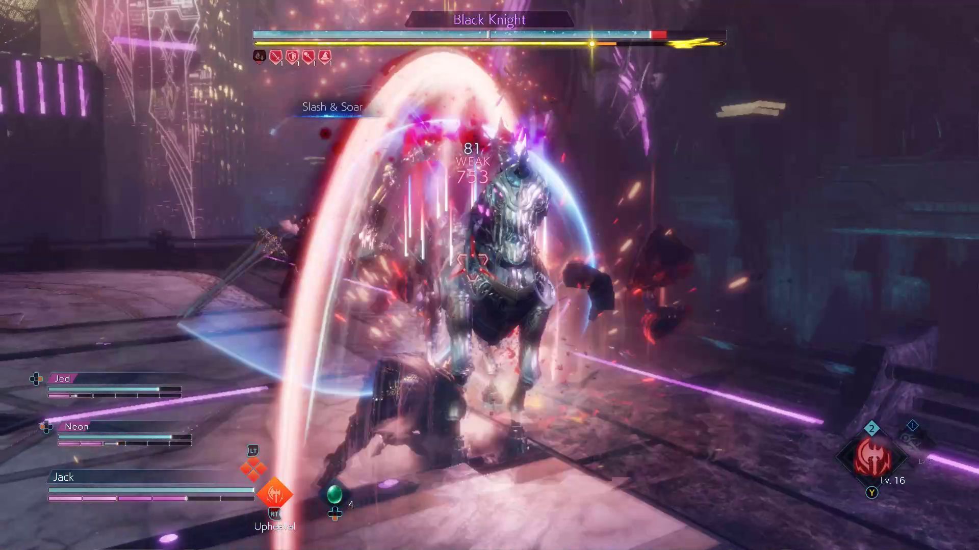 Stranger of Paradise Review Black Knight Boss Fight