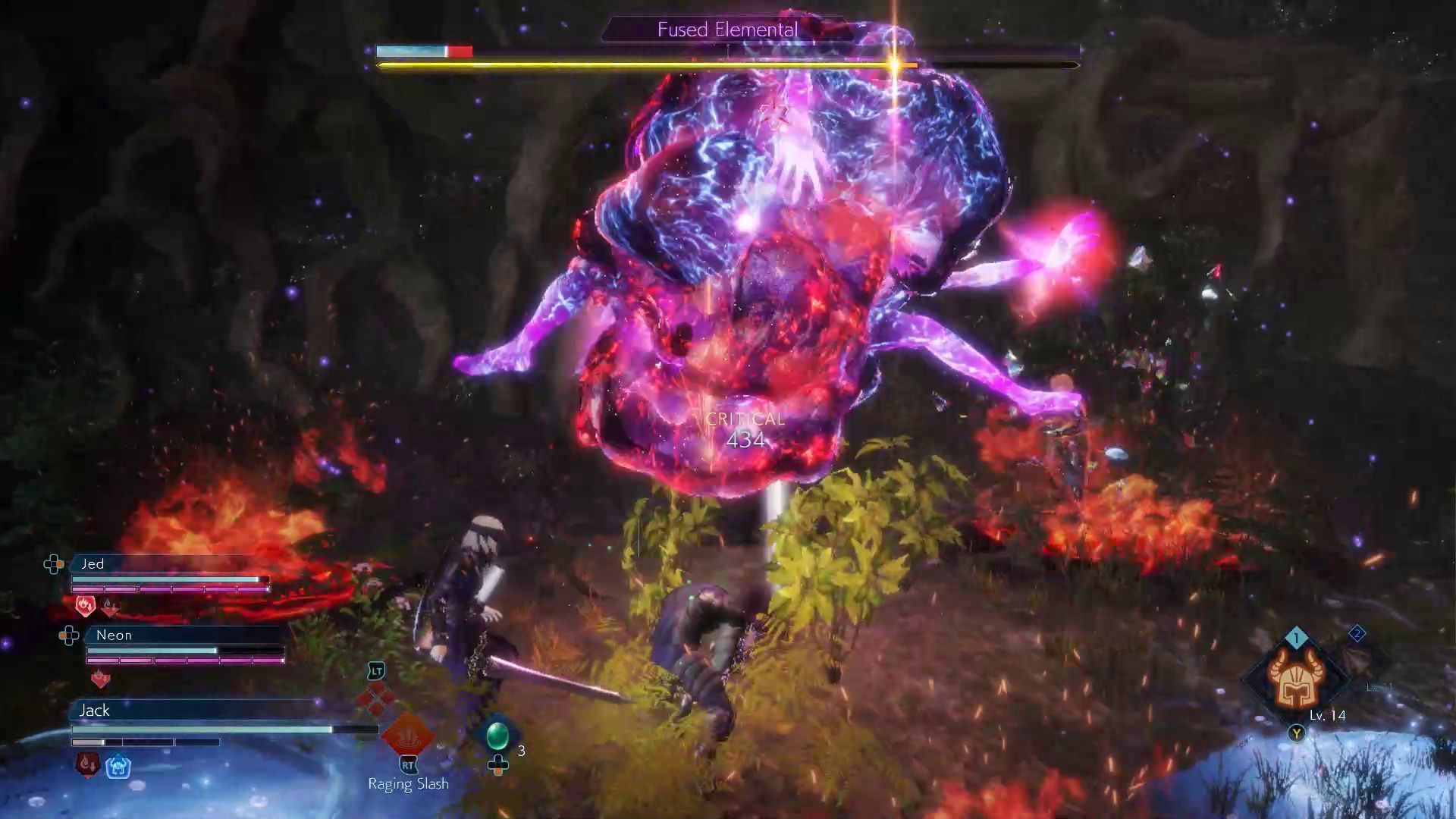 Fused Elemental Boss Fight