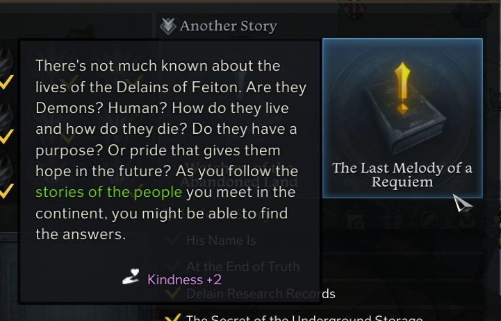 The Last Melody of a Requiem Another Story Quest in Feiton