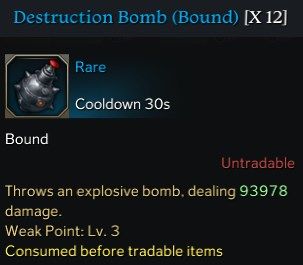 Vertus Combat Destruction Bombs