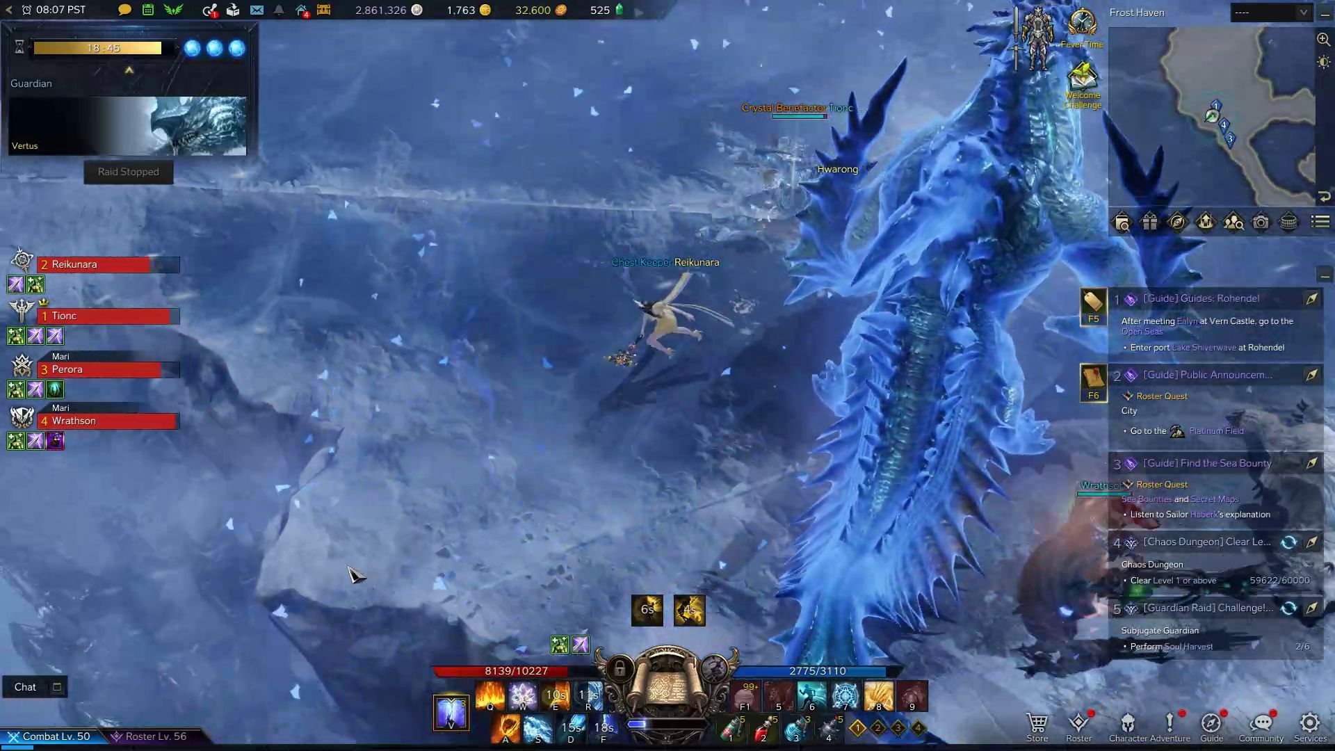 Vertus Lost Ark Boss Charge Skill