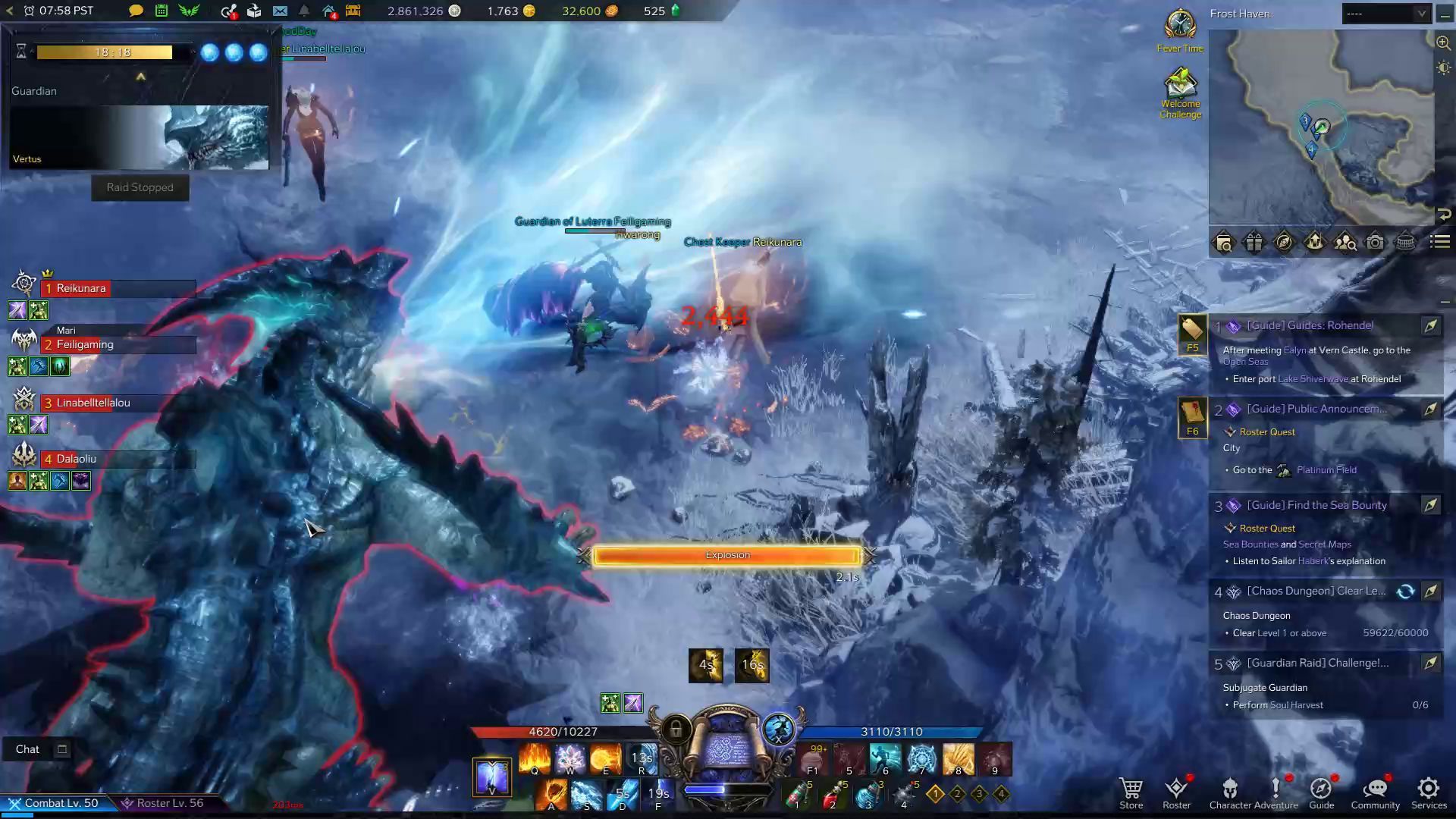 Vertus Icy Breath Skill