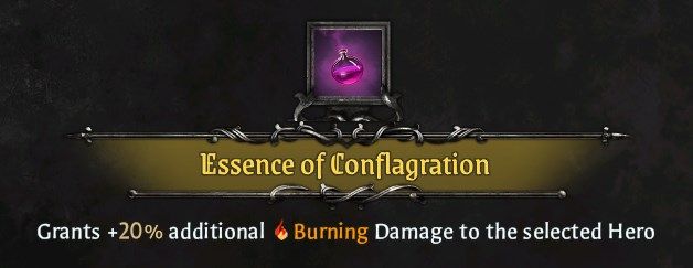 Arcanist Equipment - Essence of Conflagration