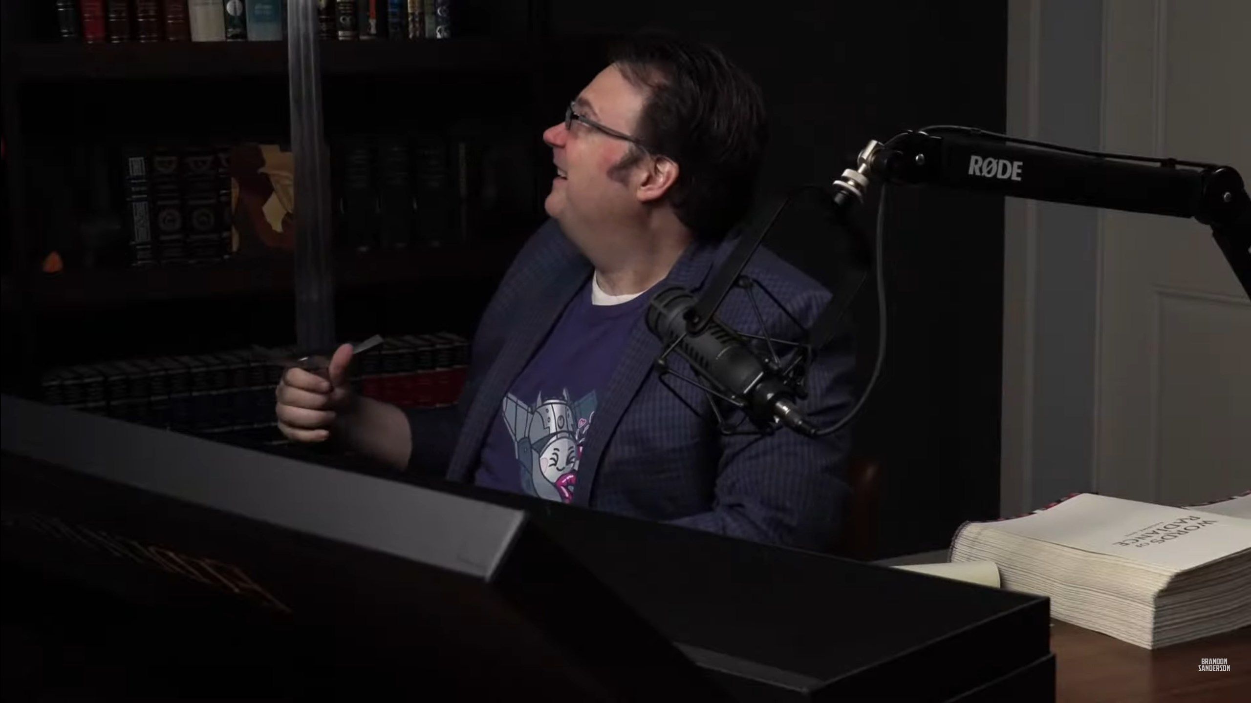 Brandon Sanderson Finds a Sword