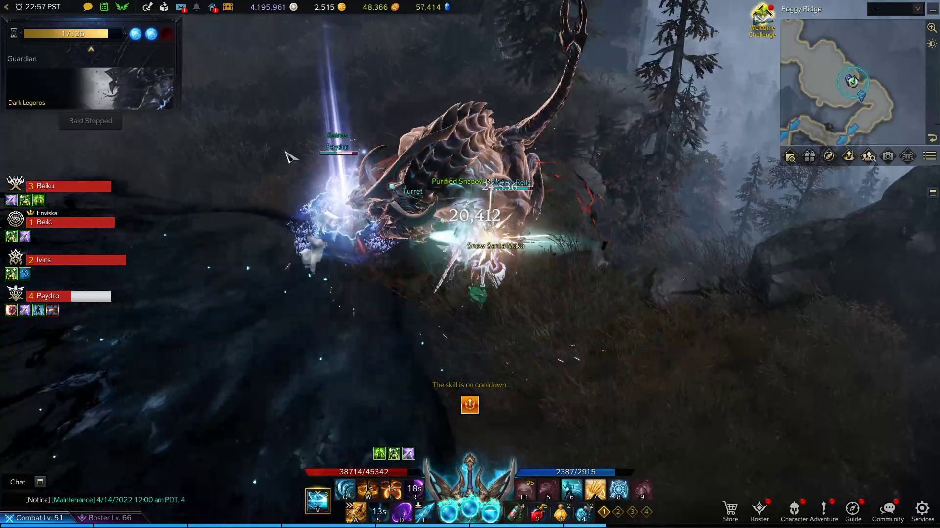 Dark Legoros Lost Ark Boss Guide Blinding Breath Attack Skill