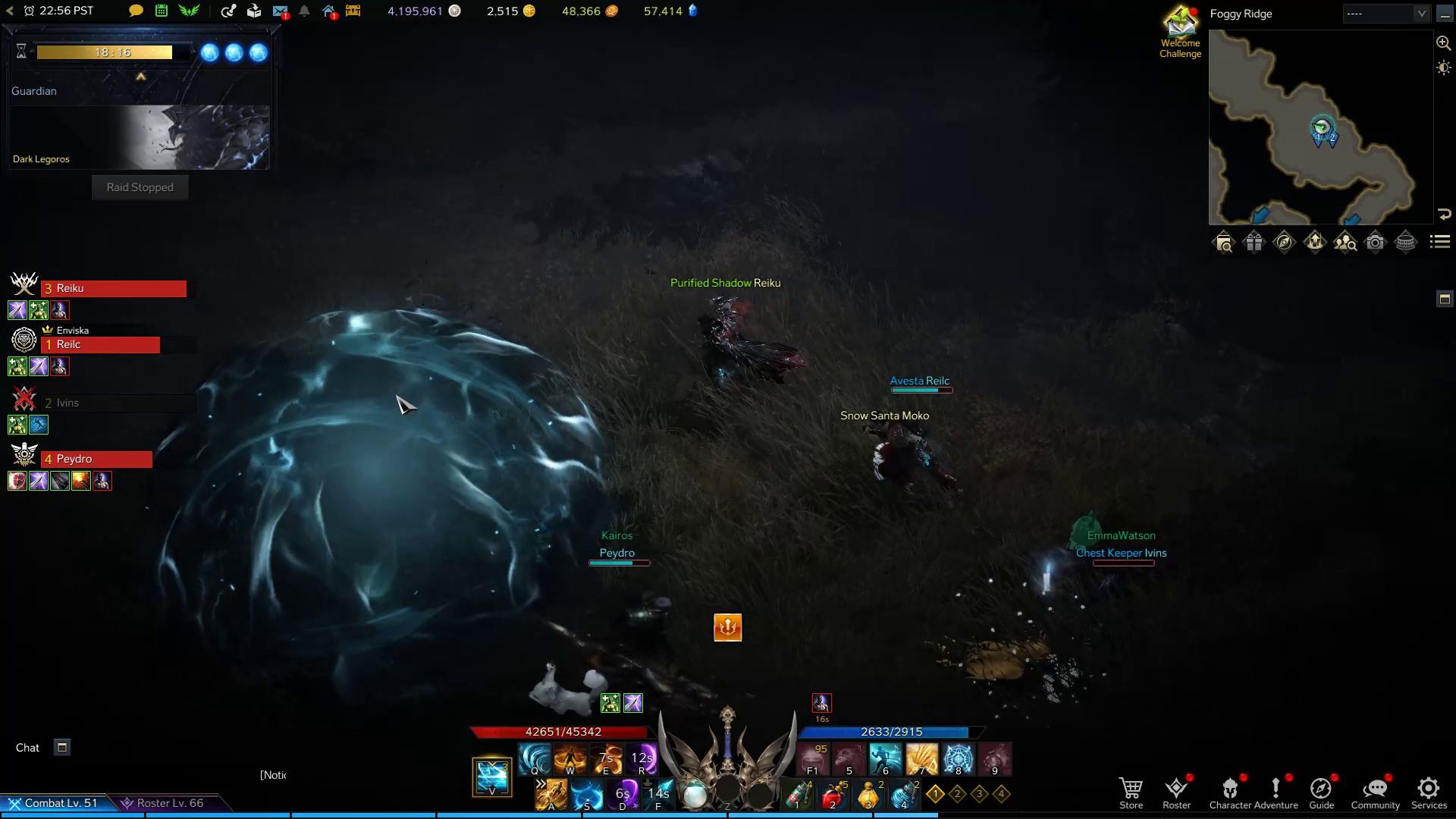 Dark Legoros Vanish Skill