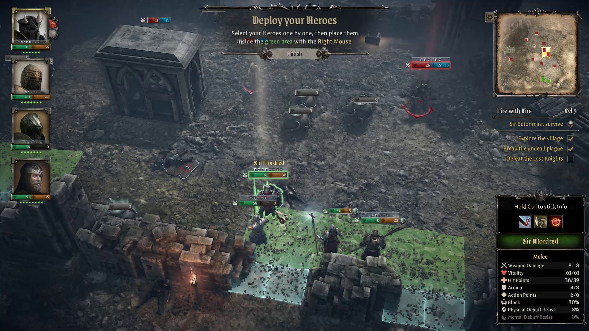 Deploying Your Heroes in Combat