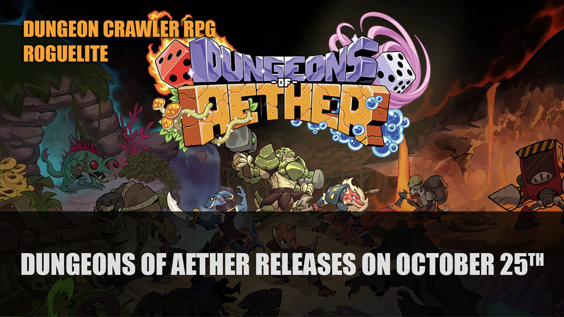 Dungeons of Aether Releases on October 25th