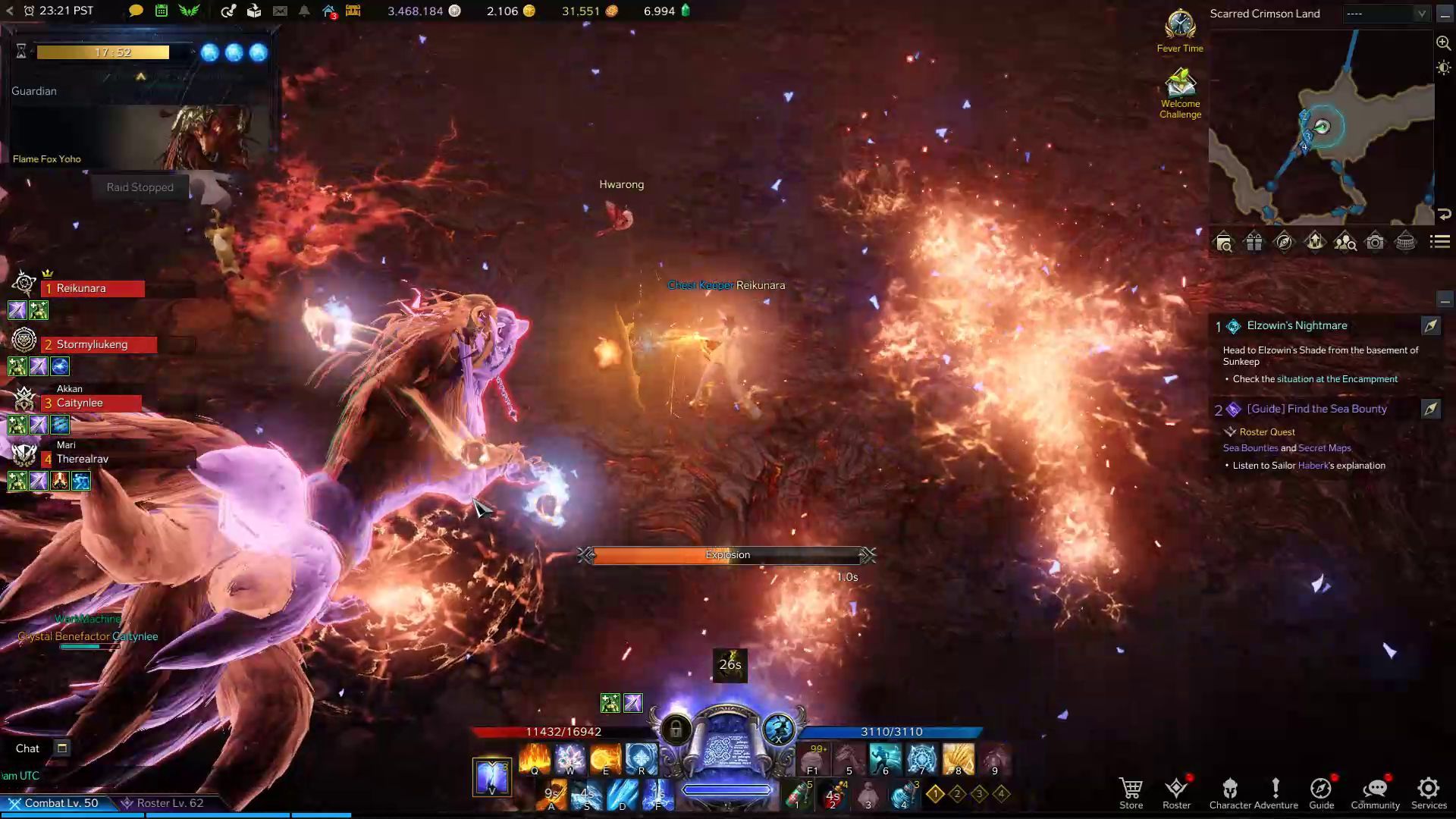 Flame Fox Yoho Charge Skill