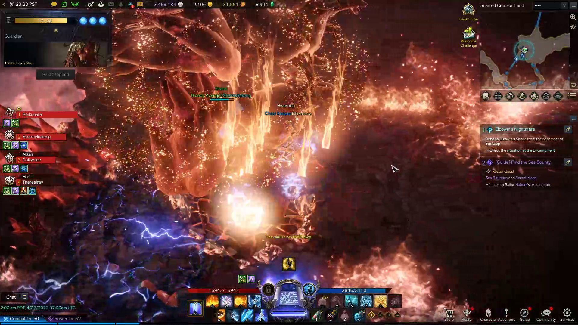 Flame Fox Yoho Spin and Teleport Skill