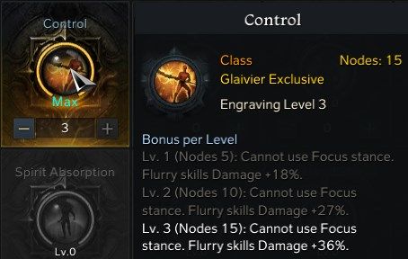 Glaivier Control Class Engraving